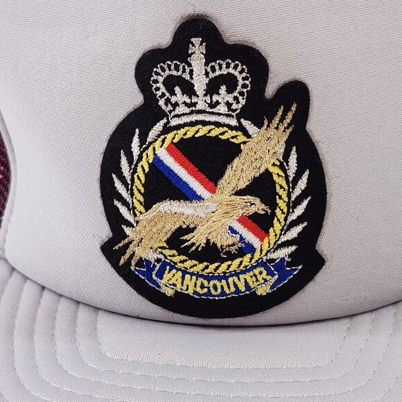 Vintage Trucker Hat with Vancouver Fly Eagle Patch - Picture 2 of 10